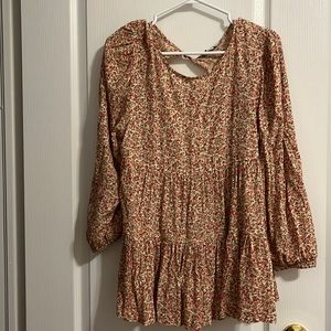 Floral Open Back Blouse from American Eagle